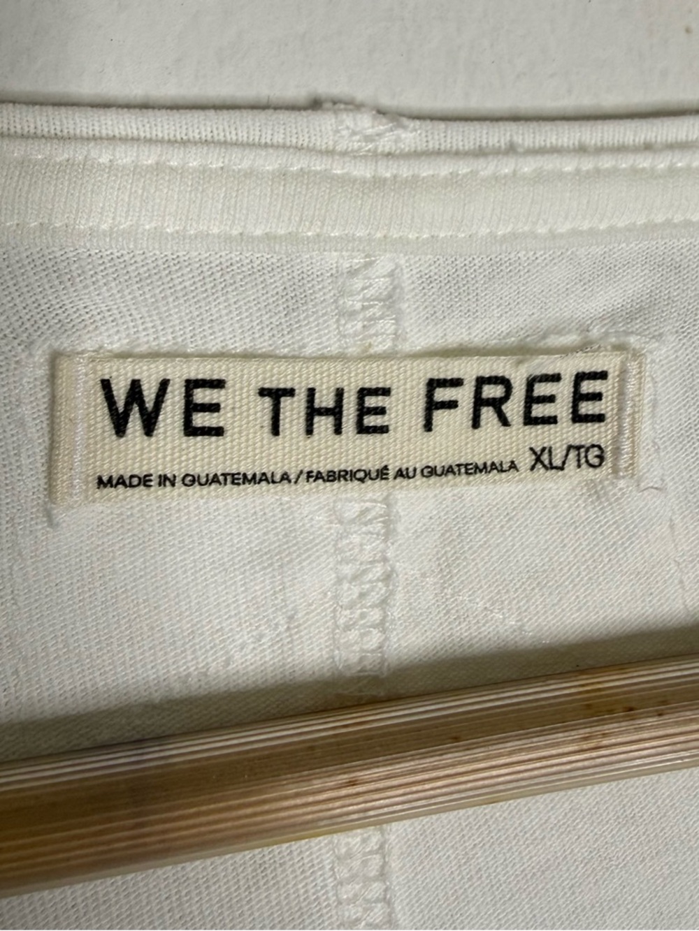 Free People We The Free Why Yes Dress White Mini Ruffle Hem Oversized XL - Picture 5 of 8